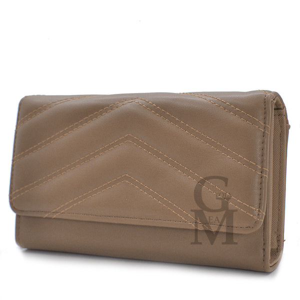 Portafoglio Donna elegante Pelle trapuntata spina di pesce moda carte di credito