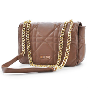 Borsa SWEET YEARS borsetta pelle donna tracolla a catena trapuntata piccola