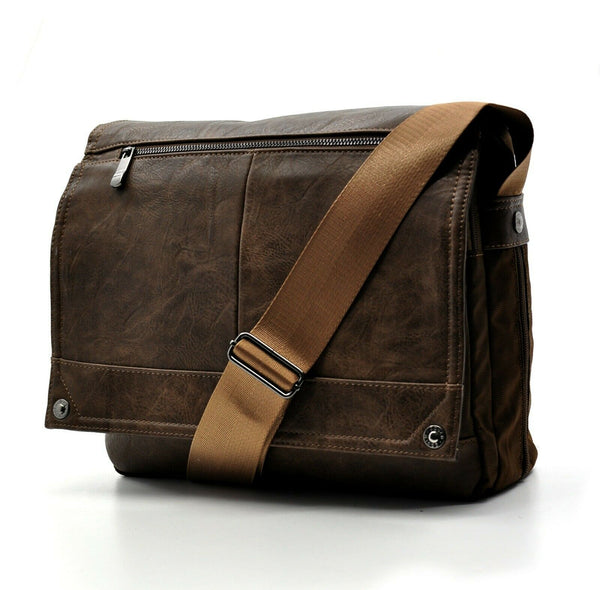 Borsa Uomo pelle ufficio Tracolla SPORT pc lavoro porta documenti ipad tasche RR
