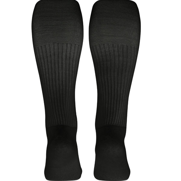 6 12 24 paia calze lunghe uomo gamba calzettoni lunghi caldo cotone NERE BLU