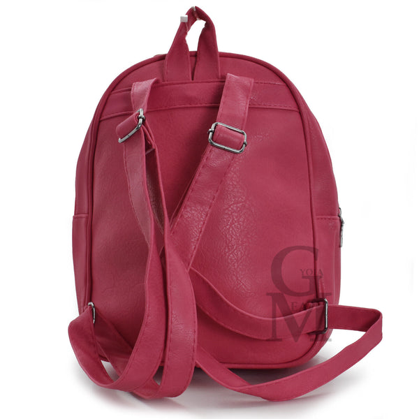 Zaino zainetto semplice piccolo particolare casual passeggio sportivo sport rosa