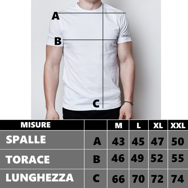 5 Pack T-shirt Uomo KAPPA Maglietta Intima Slim Fit Cotone Maglia Mezza Manica