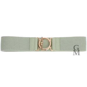 Cintura cinta donna fibbia oro cinturone colorato made in italy stringivita