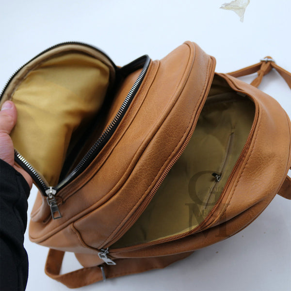 Zaino zainetto strisci verde rossa semplice particolare casual passeggio sport