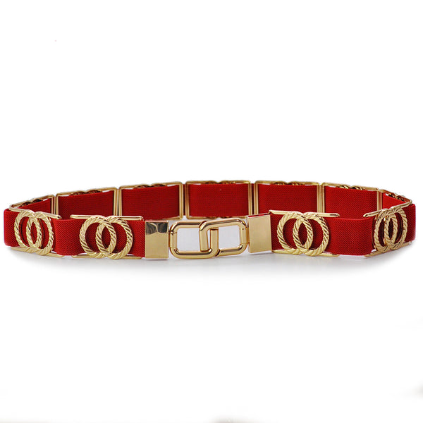 Cintura donna sottile fibbie oro stile gu ci casual elegante moda attuale