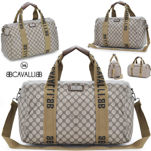 BORSONE borsa B. Cavalli uomo donna fantasia VIAGGIO TRACOLLA weekend business