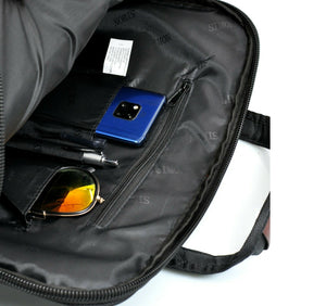 Borsa uomo bussines tessuto tecnico lavoro tracolla a4 pc studio portadocumenti