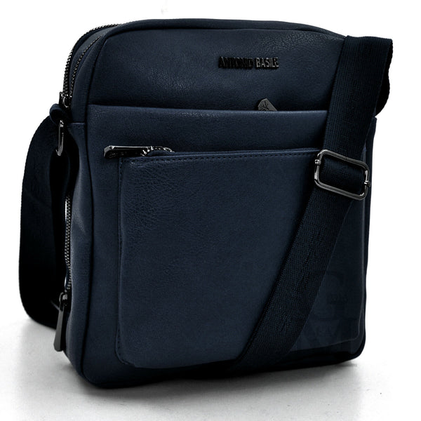 Borsello Uomo FIRMATO Charro Borsa Tracolla Pelle Grande Nero Marrone Lavoro