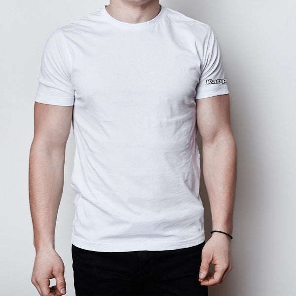 5 Pack T-shirt Uomo KAPPA Maglietta Intima Slim Fit Cotone Maglia Mezza Manica