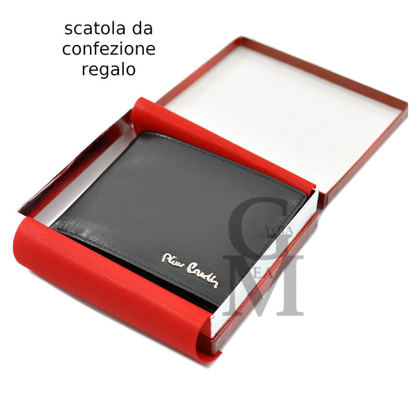 Portafoglio uomo Pierre Cardin in pelle portamonete porta carte porta assegni