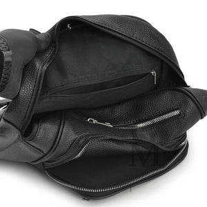 Gyoiamea zaino firmato originale zainetto cinghie casual passeggio nero cinture