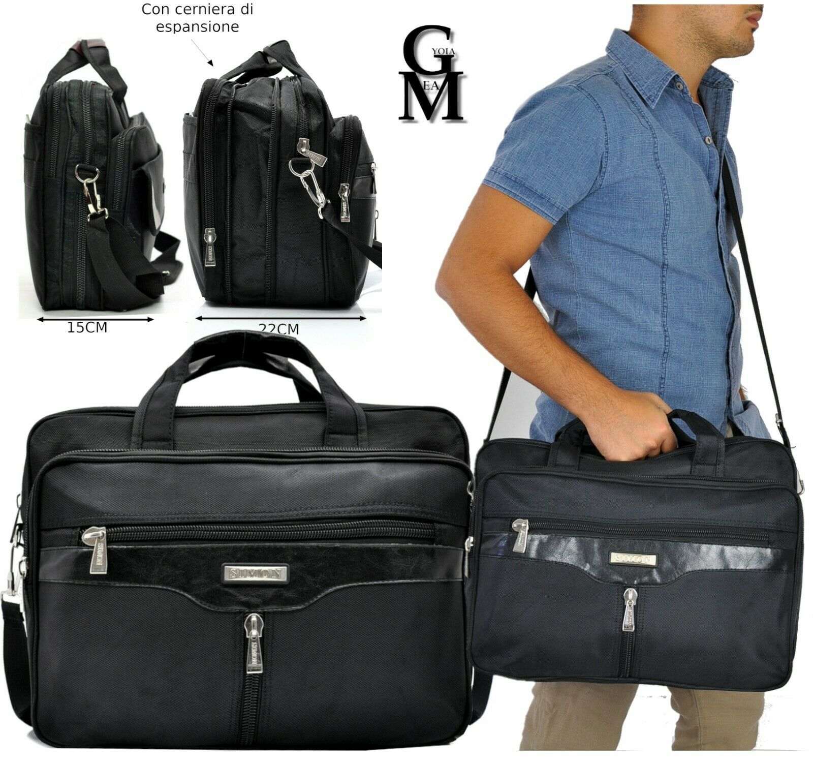 GOLF Tote Bags Borsa da donna Tote Bag da lavoro Multi tasche Elegante laptop Borsa a tracolla da 15 pollici Valigetta Business College Large GOLF Tote Bags Borsa da donna Tote Bag da lavoro Multi tasche Elegante laptop Borsa a tracolla da 15 pollici Valigetta Business College Large