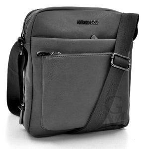 Borsello Uomo FIRMATO Charro Borsa Tracolla Pelle Grande Nero Marrone Lavoro