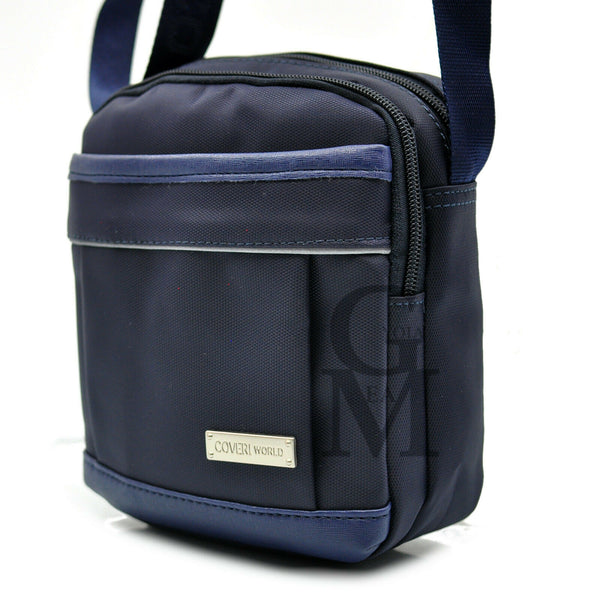 Borsello coveri uomo pelle tracolla spalla casual passeggio grande nero blu 2025