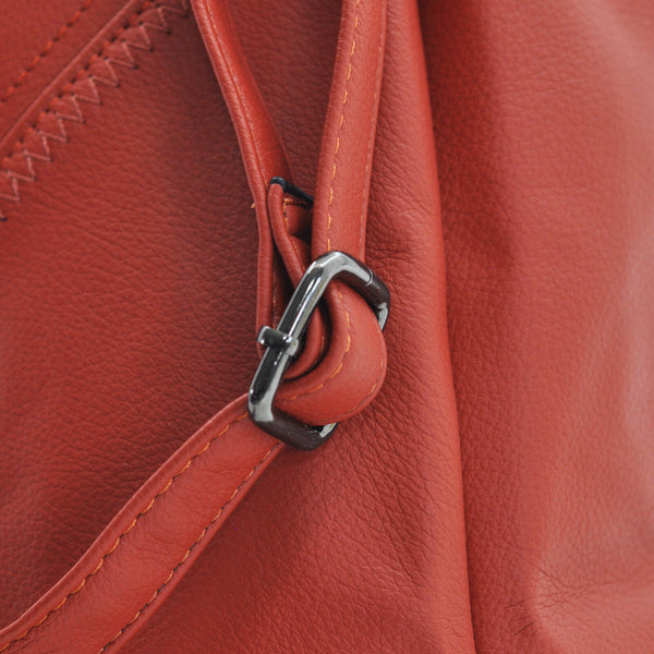 Borsa donna CHARRO pelle grande morbida sacco spalla capiente hobo secchio nuova