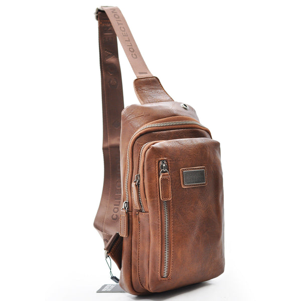 Marsupio COVERI da Uomo Petto Mono spalla Borsa Tracolla Viaggi Borsello petto
