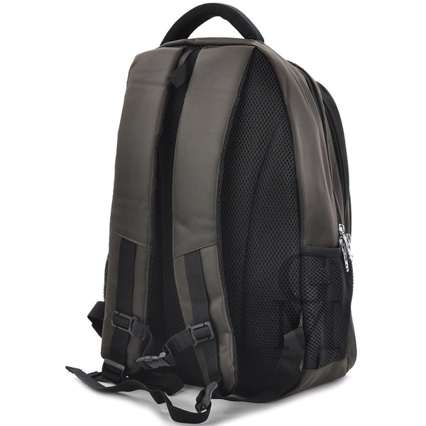 Zaino rigido nylon tessuto impermeabile multitasche zip porta pc dottore avvocat