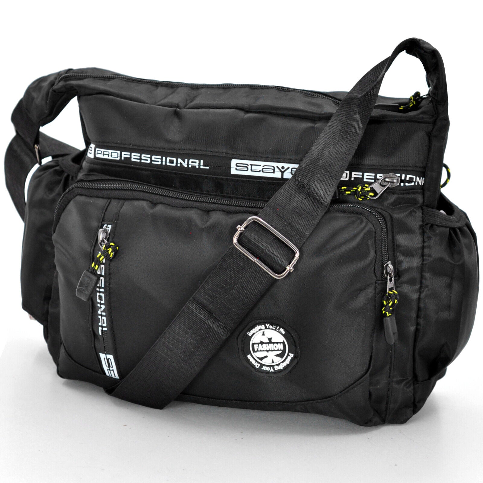 Borsa Moto Manubrio Borsa A Mano Multitasche In Nylon Per Donna - Tracolla Messenger, Impermeabile, Antiladro, Media Borsa Tracolla Donna Nylon Multitasche - Foto 6