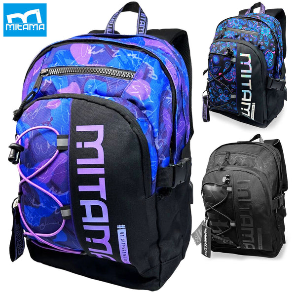Zaino scuola Mitama originale superiori media ragazza cartella fluo astratto