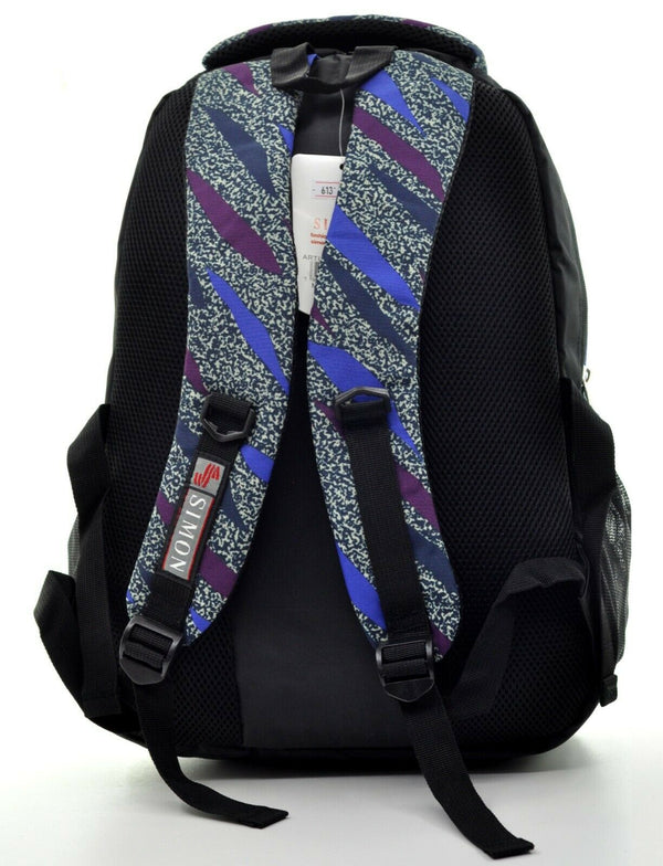 Zaino ragazzo viaggio scuola fantasia blu mimetico superiori impermeabile lavoro