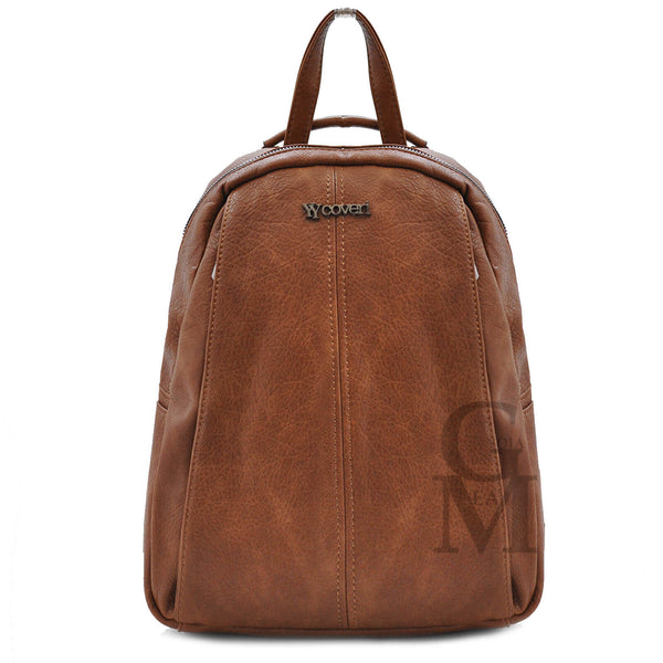 COVERI borsa TRASFORMABILE zaino 2in1 donna pelle cuoio spalla casual passeggio