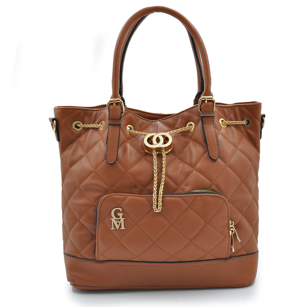 Borsa 2 in 1 secchio novità catena donna pelle trapuntata spalla firmata nuova