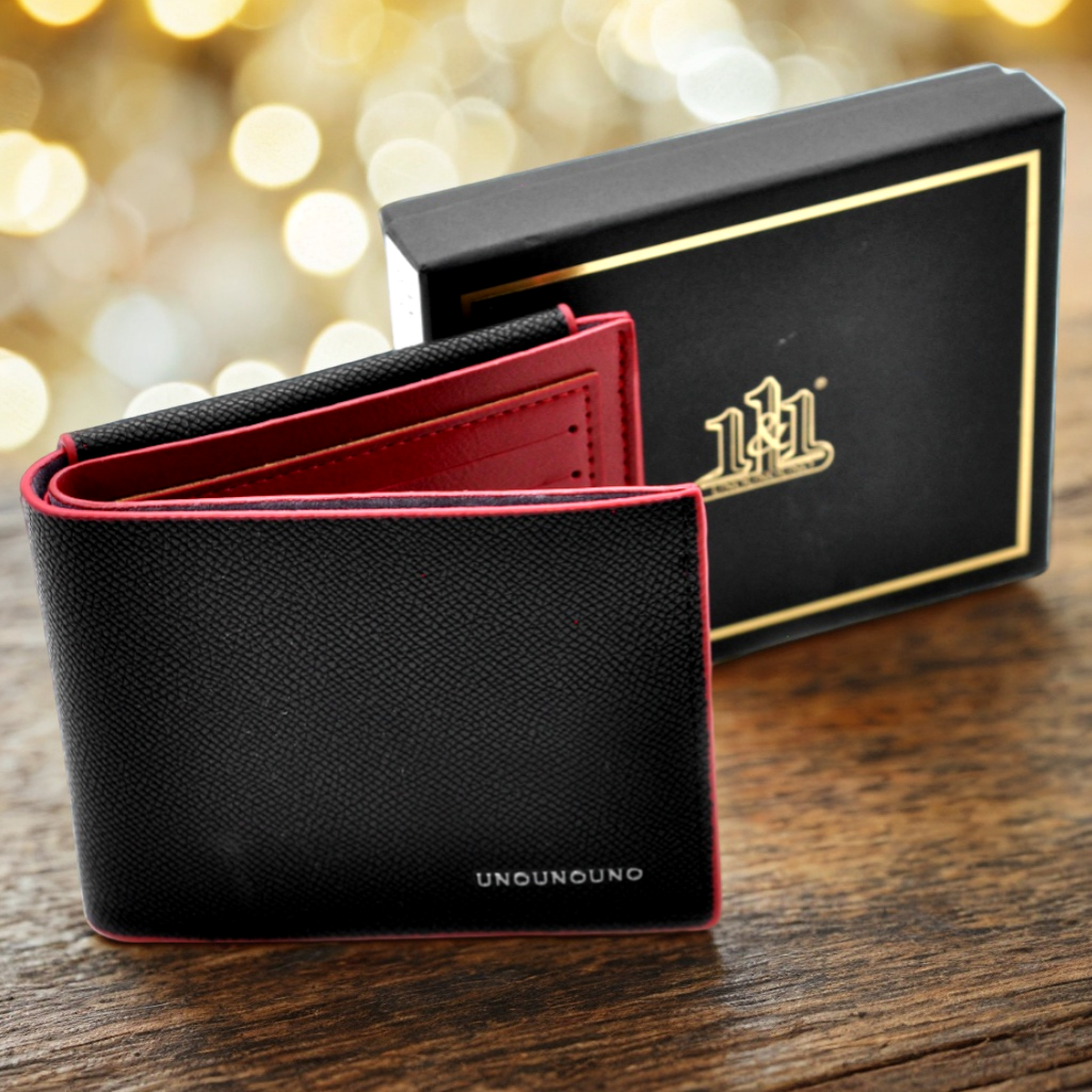 Porta Carte Portafoglio Da Uomo Grande Portafoglio Scatola Pelle