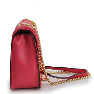 Borsa borsetta V piccola donna pelle casual particolare trapuntata elegante sera