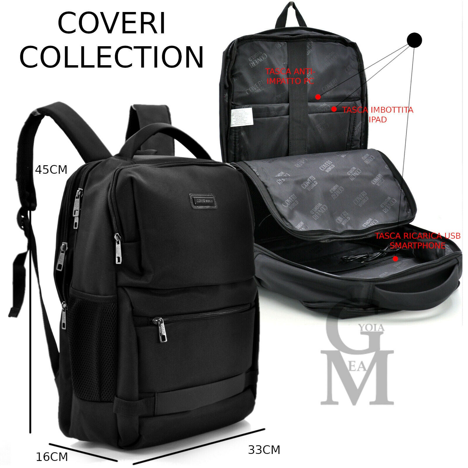 Zaino Uomo Grande 50L,17 Pollici Zaino Porta PC Zaino Lavoro Uomo Zaino Uomo Grande 50L,17 Pollici Zaino Porta PC Zaino Lavoro Uomo