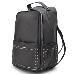 Gyoiamea zaino firmato originale zainetto bocche casual passeggio nero capiente