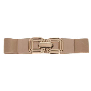 Cintura larga a vita cinta donna fibbia oro cinturone made in italy stringivita