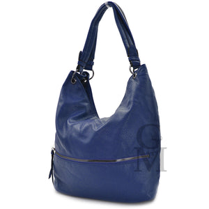 Borsa nuova GM hobo sacco donna grande spalla pelle passeggio argento tracolla