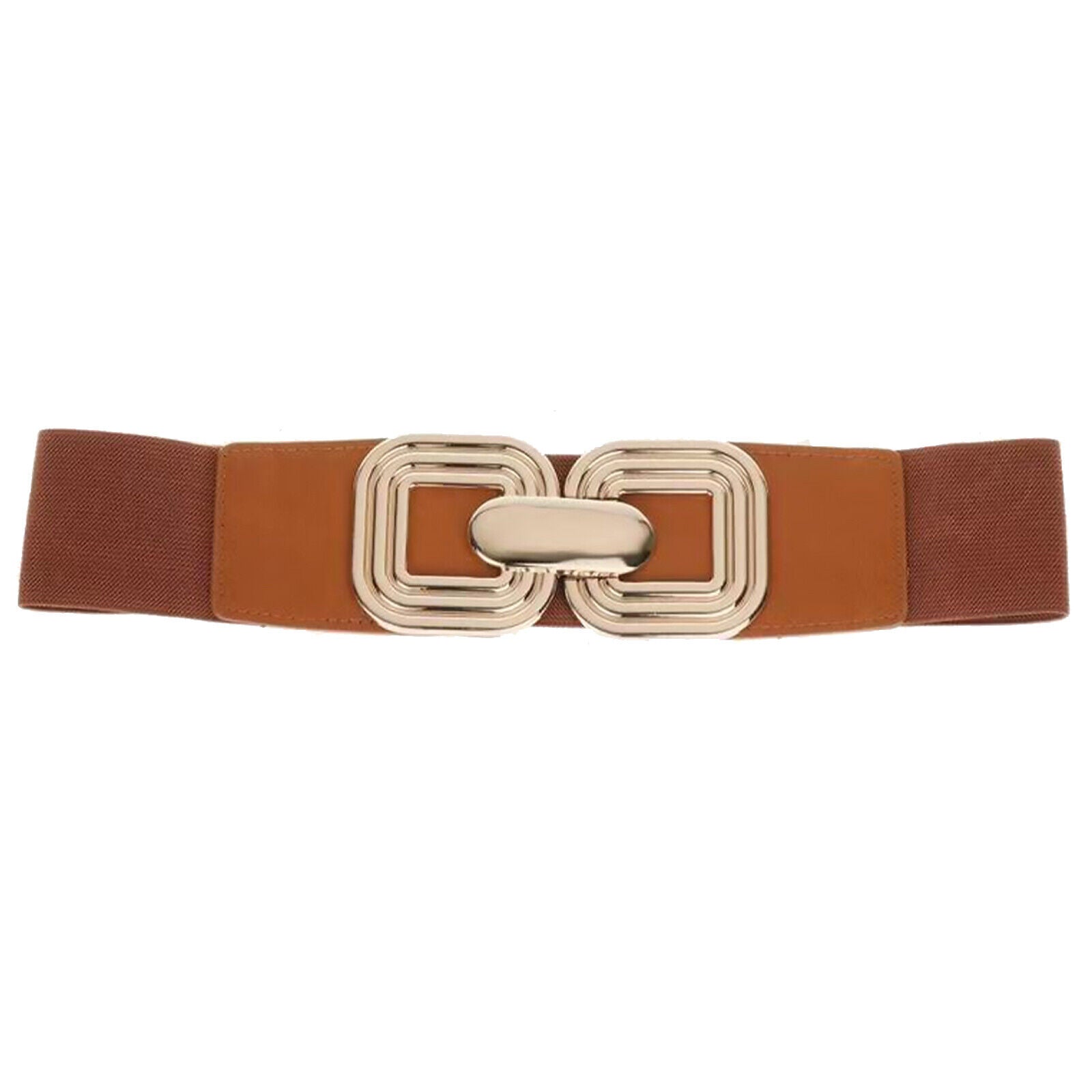 Cintura larga a vita cinta donna fibbia oro cinturone made in italy stringivita