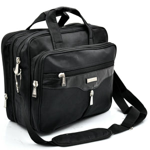 Borsa uomo bussines tessuto tecnico lavoro tracolla a4 pc studio portadocumenti