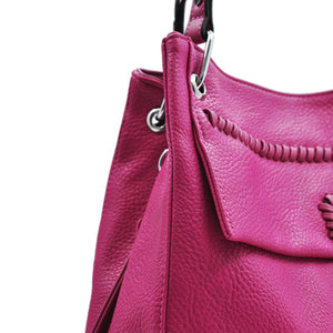 Borsa firmata originale Coveri donna sacco hobo shopper pelle grande cerniera