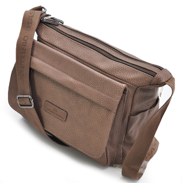 Borsa Donna Charro in Pelle con Tracolla Capiente Multi Tasche giornaliera