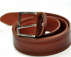 Pack 3in1 Borsello uomo A. Basile + portafoglio + cintura in vera pelle italy 02