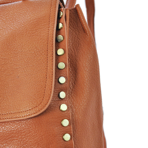 Gyoiame zaino a borsa 2in1 donna nuovo pelle borchiato donna borchie passeggio