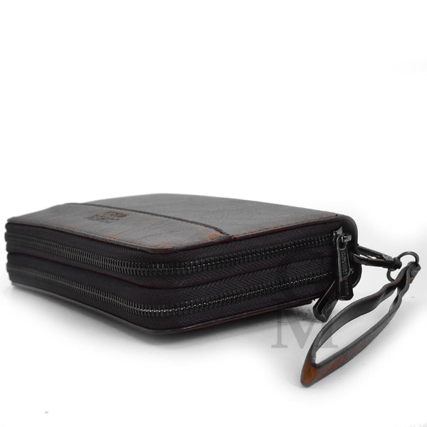 Borsello borsa a mano COVERI uomo 2in1 Eco Pelle Unisex Pochette a Mano Da Polso