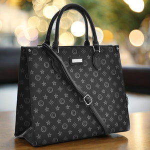 Borsa originale firmata COVERI nera tracolla spalla fantasia fiori gigante nuova