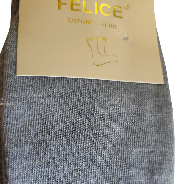6 12 24 paia calze lunghe uomo gamba calzettoni lunghi caldo cotone NERE BLU
