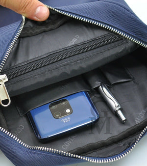 Borsello coveri uomo pelle tracolla spalla casual passeggio grande nero blu 2025