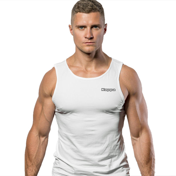 6 Pack Canotta canottiera casual notte sport Uomo KAPPA  Intima SlimFit Cotone