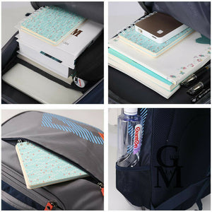 Zaino ragazza viaggio scuola fantasia leopardata viola superiori impermeabile pc