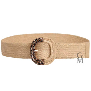 Cintura cinta donna tipo paglia artigianale cinturone made in italy stringivita