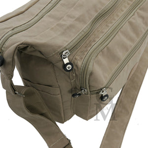 Borsa casual colorata donna tracolla nylon tasche grande tessuto tela