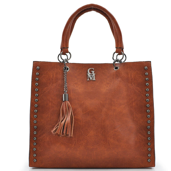 Gyoiamea borsa donna spalla borchie manici catena tracolla capiente borchiata
