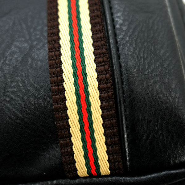 Borsello firmato COVERI nuovo nero uomo signore moda pelle tracolla sport italia