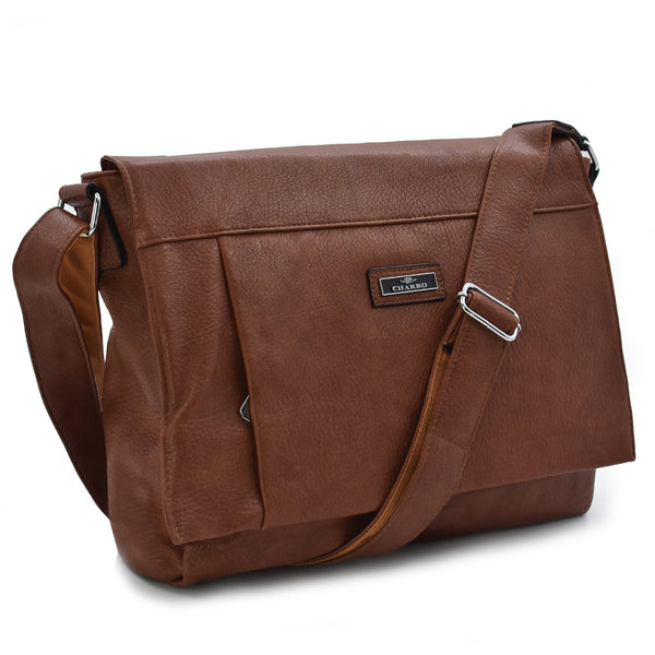 Borsa tracolla nylon pelle uomo porta documenti notebook pc casual grande lavoro