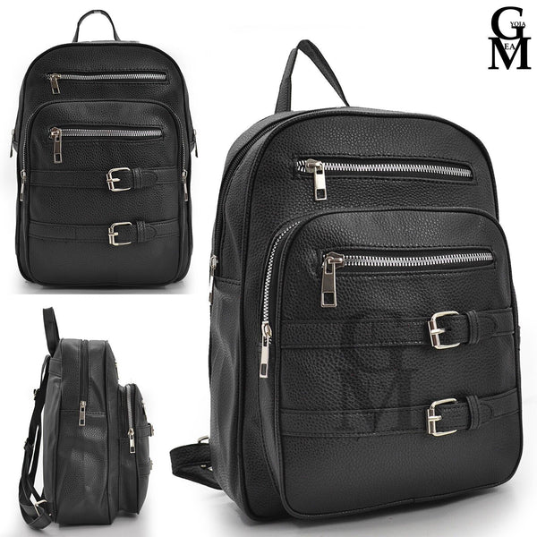 Gyoiamea zaino firmato originale zainetto cinghie casual passeggio nero cinture